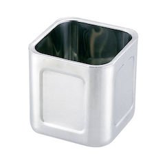 Amazon｜三宝産業 ダブルウォール角キッチンポット(蓋無) 15cm 18-8
